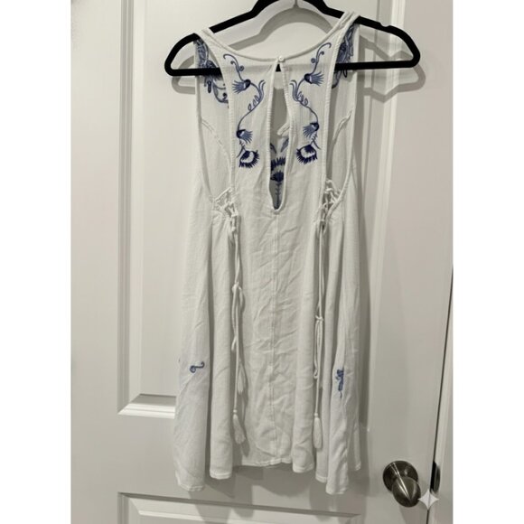 Free People Adelaide Festival Slip Dress Size Small Ivory White Mini Boho - Picture 3 of 7